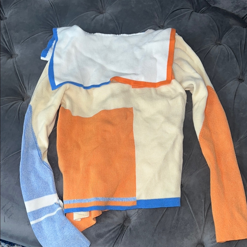 Colorful Patchwork Cardigan - Picture 9 of 9